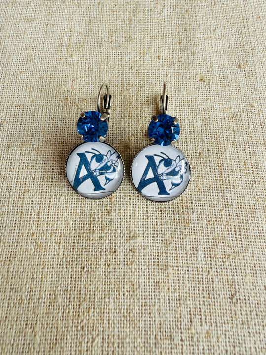 Aynor Blue Jackets Earrings