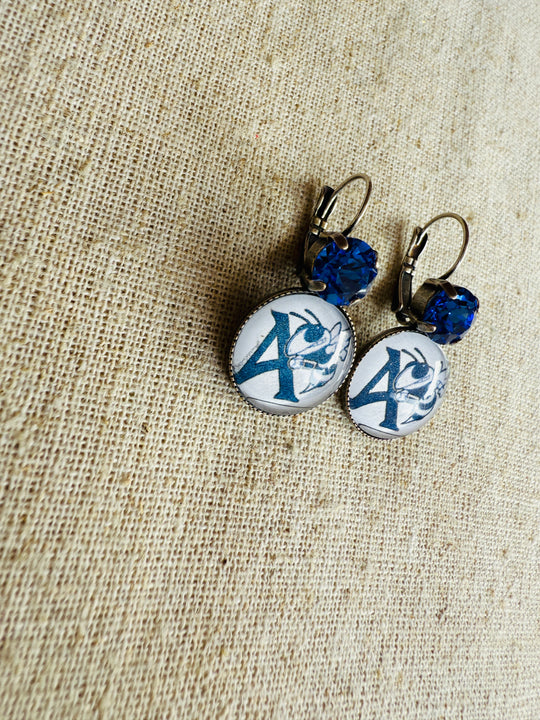 Aynor Blue Jackets Earrings