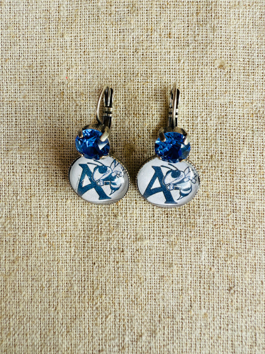 Aynor Blue Jackets Earrings