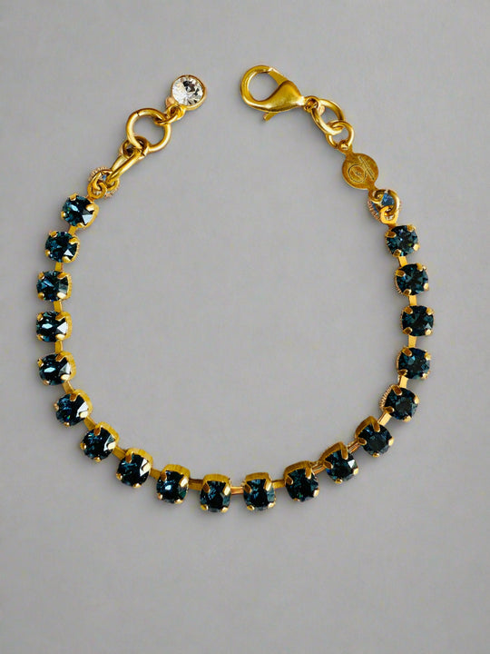 Camilia Navy Crystal Tennis Bracelet