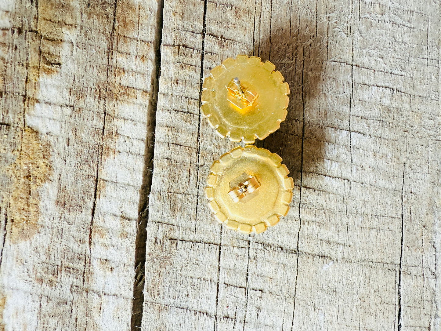 Lacy Turquoise Crystal Stud Earring
