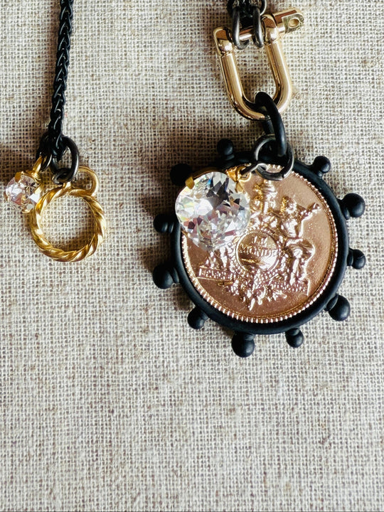 Anne Coin Pendant Necklace - Shabby To Chic Jewelry