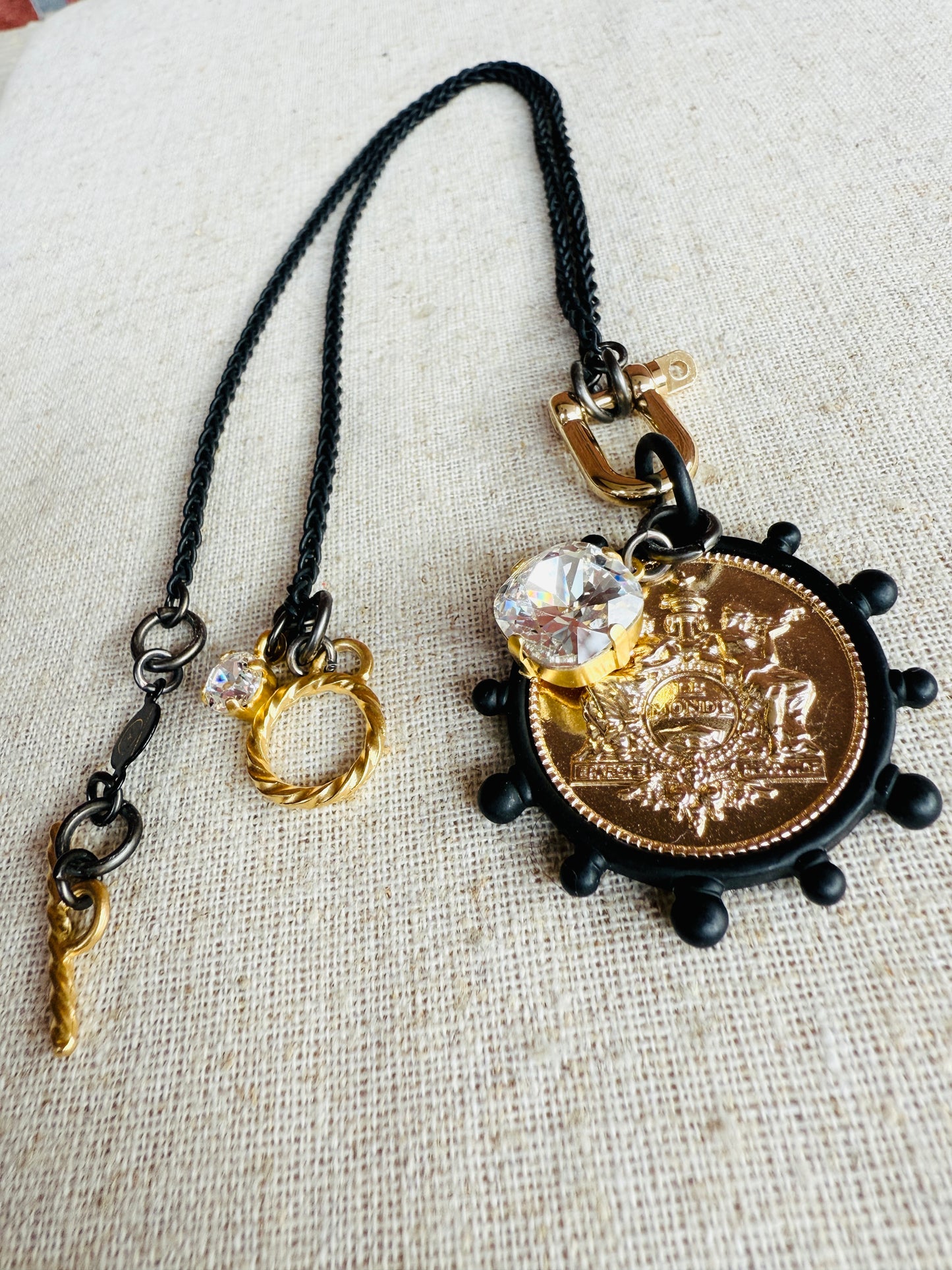 Anne Coin Pendant Necklace - Shabby To Chic Jewelry
