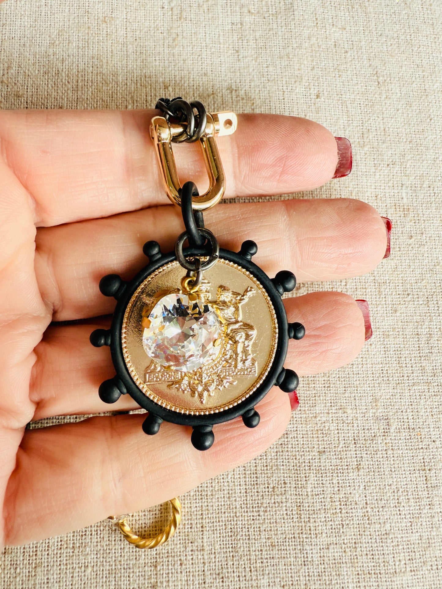 Anne Coin Pendant Necklace - Shabby To Chic Jewelry