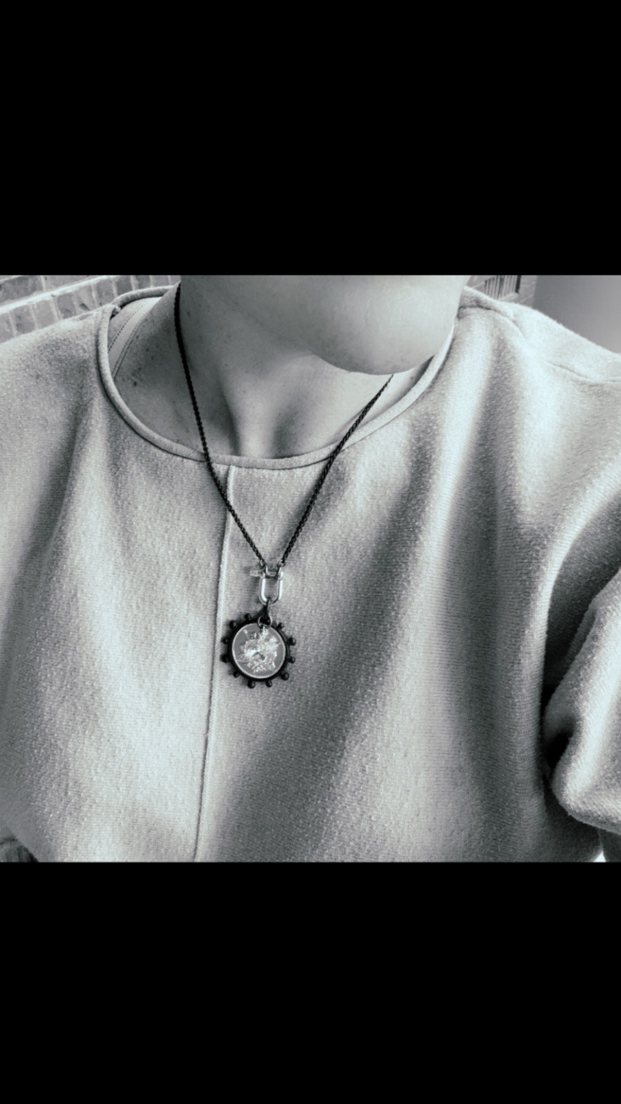 Anne Coin Pendant Necklace - Shabby To Chic Jewelry