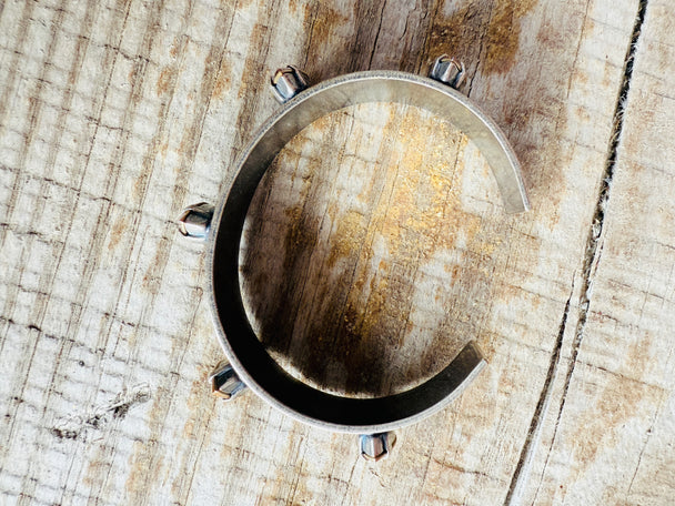 Darlene Silver Nanette Cuff Crystal Bracelet