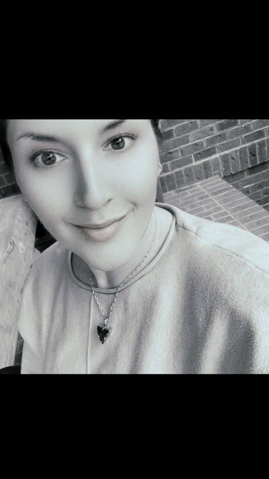 Riley Triangle Crystal Necklace - Shabby To Chic Jewelry