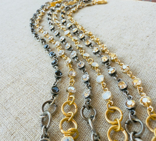 Mila Petite Crystal Link Bracelet