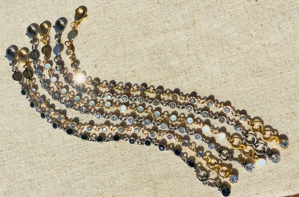 Mila Petite Crystal Link Bracelet