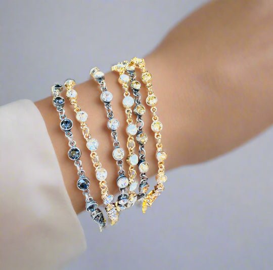 Mila Petite Crystal Link Bracelet