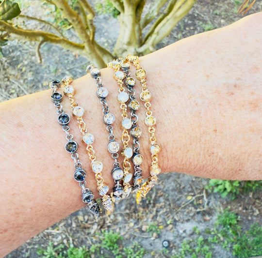 Mila Petite Crystal Link Bracelet