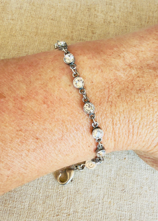 Mila Petite Crystal Link Bracelet