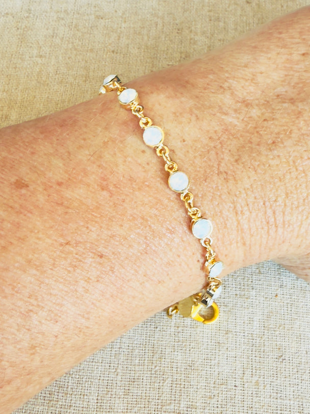 Mila Petite Crystal Link Bracelet