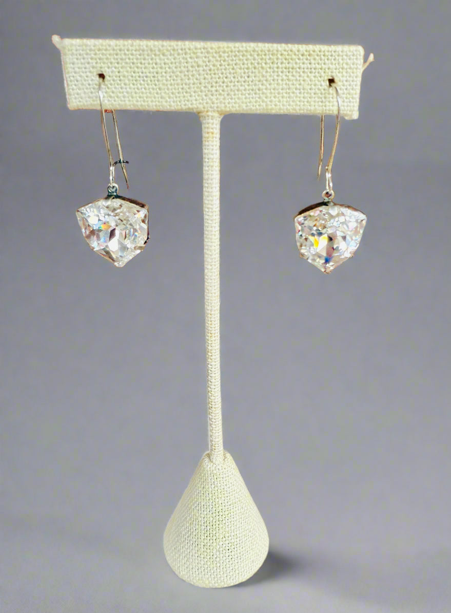 Sallie Crystal Teardrop Dangle Earrings