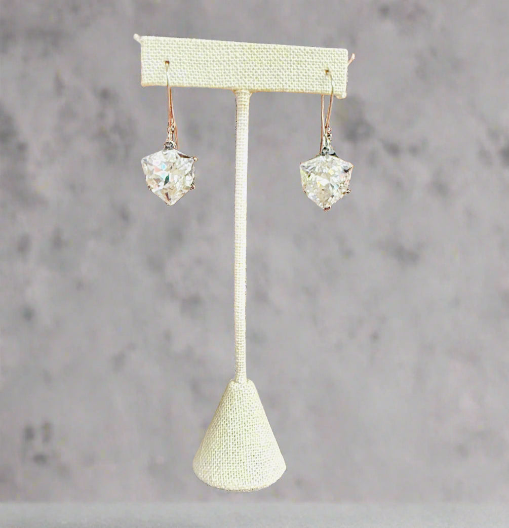 Sallie Crystal Teardrop Dangle Earrings