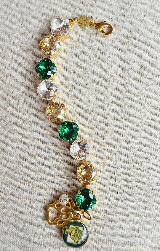 Conway Tigers Crystal Tennis Bracelet