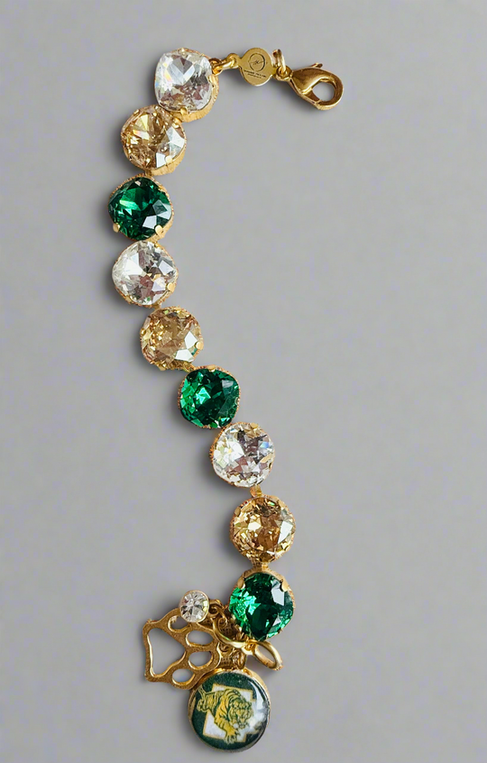 Conway Tigers Crystal Tennis Bracelet