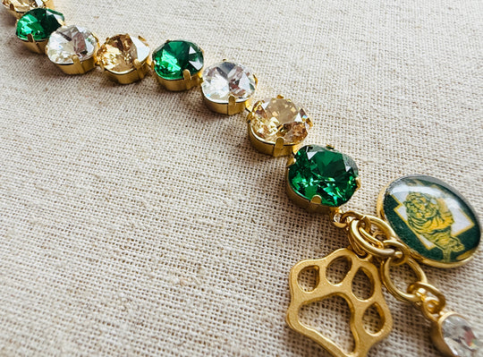 Conway Tigers Crystal Tennis Bracelet