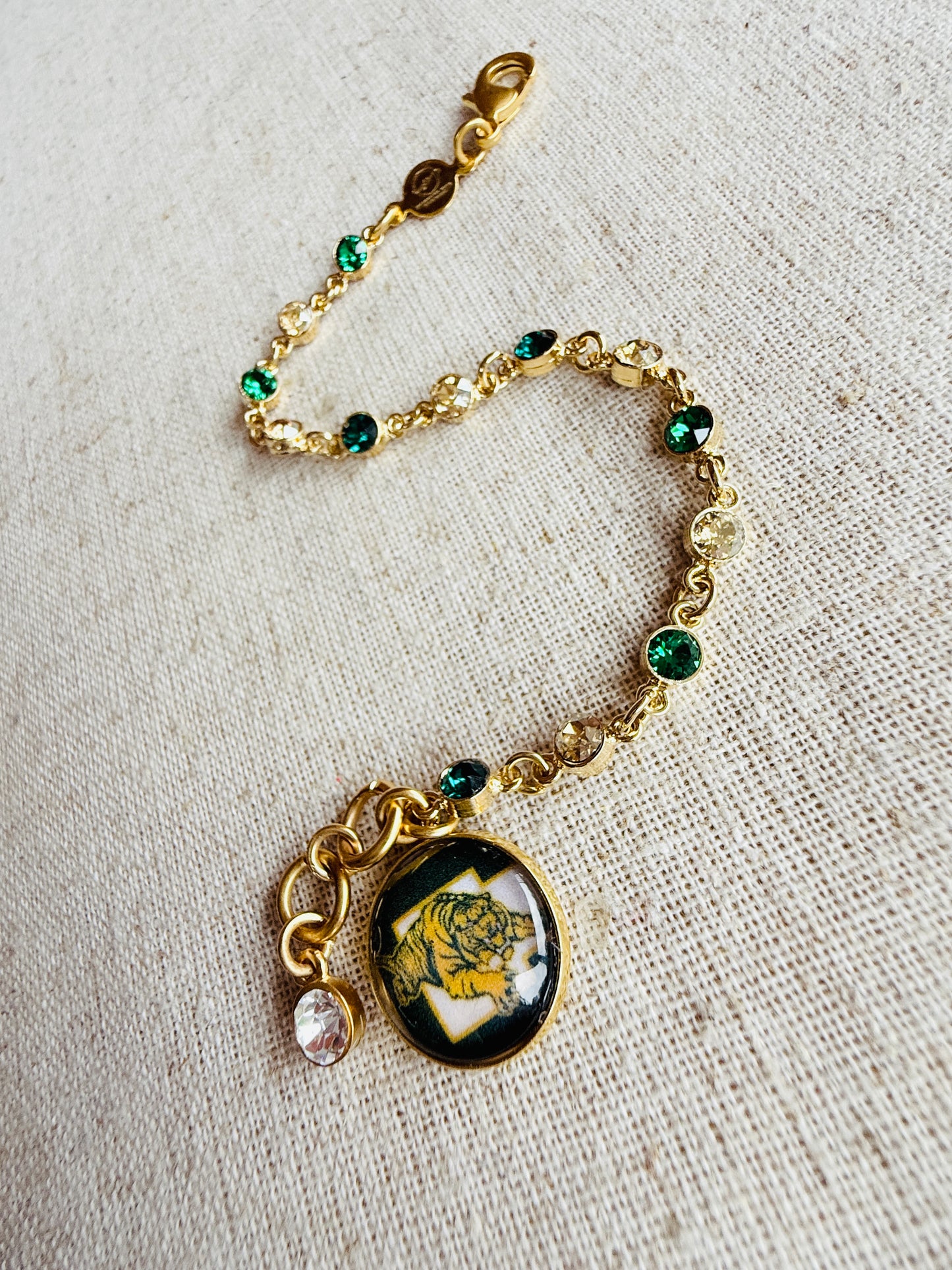 Conway Tigers Crystal Bracelet