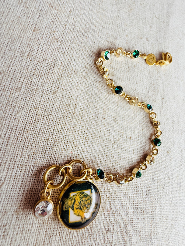 Conway Tigers Crystal Bracelet