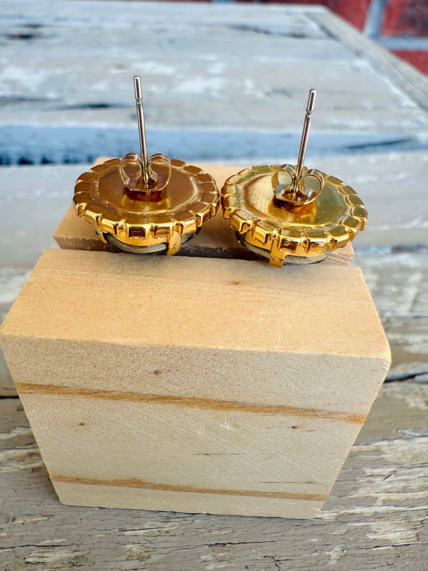 Mona Square Cut Crystal Halo Framed Earrings