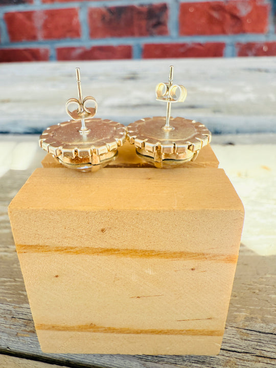 Marleigh Square Cut Crystal Halo Framed Earrings