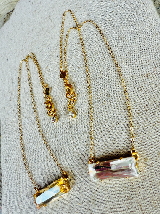 Madeline Crystal Bar Necklace