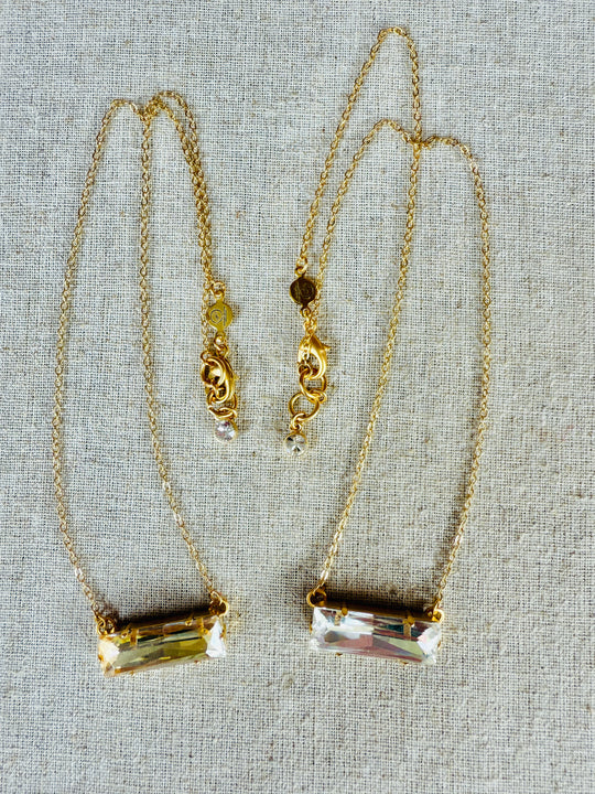 Madeline Crystal Bar Necklace