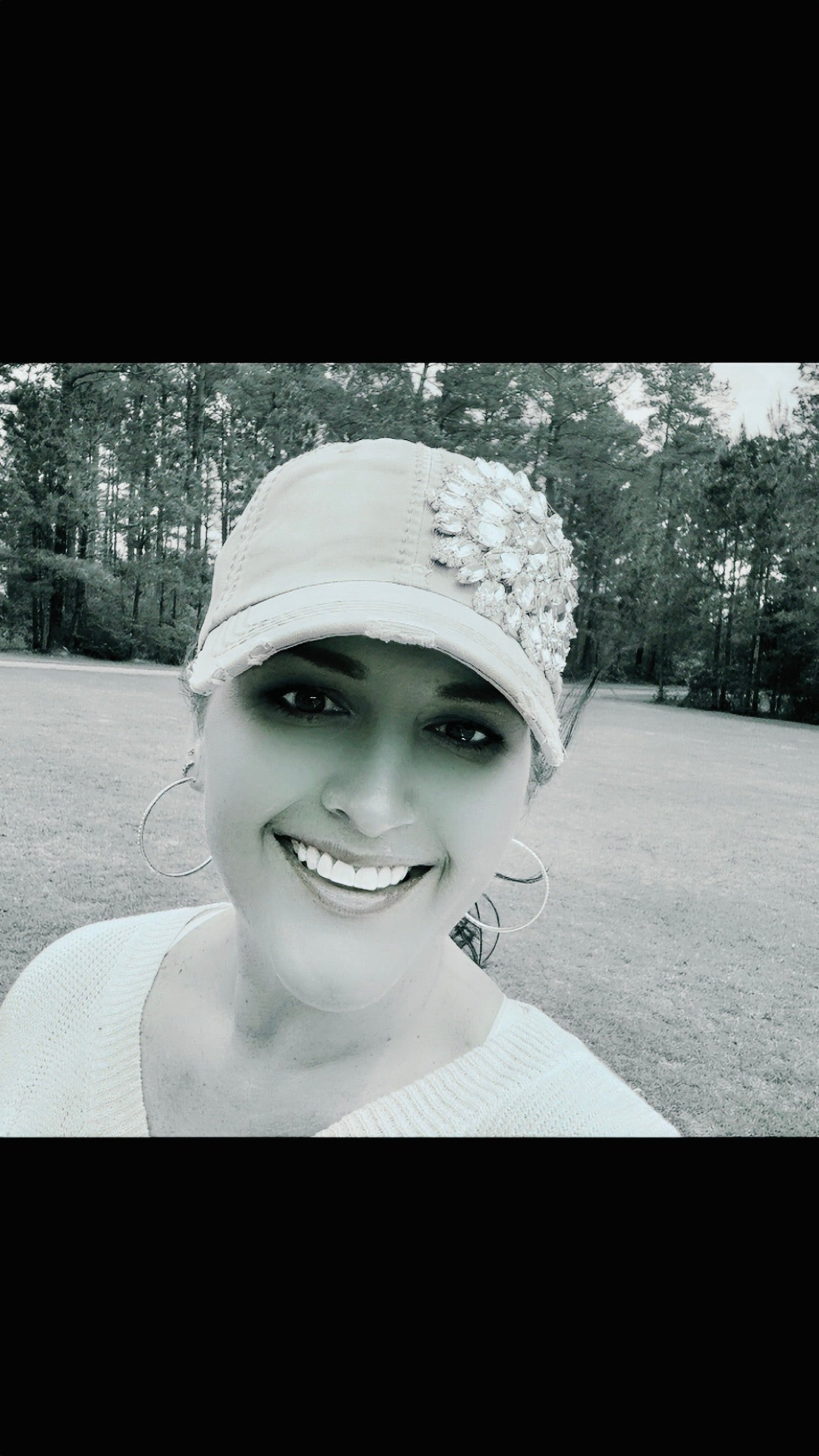 Bethany Women's Khaki Crystal Embellished Hat