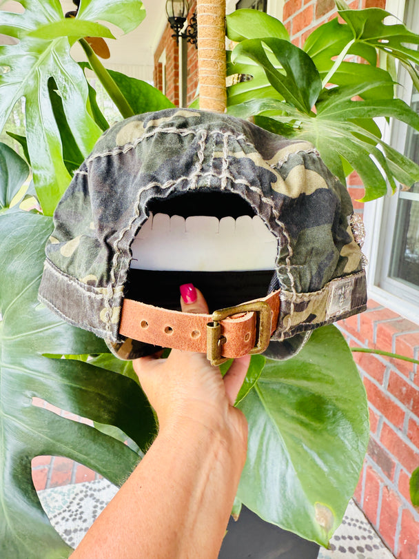 Eve Women's Crystal Embellished Cadet Hat