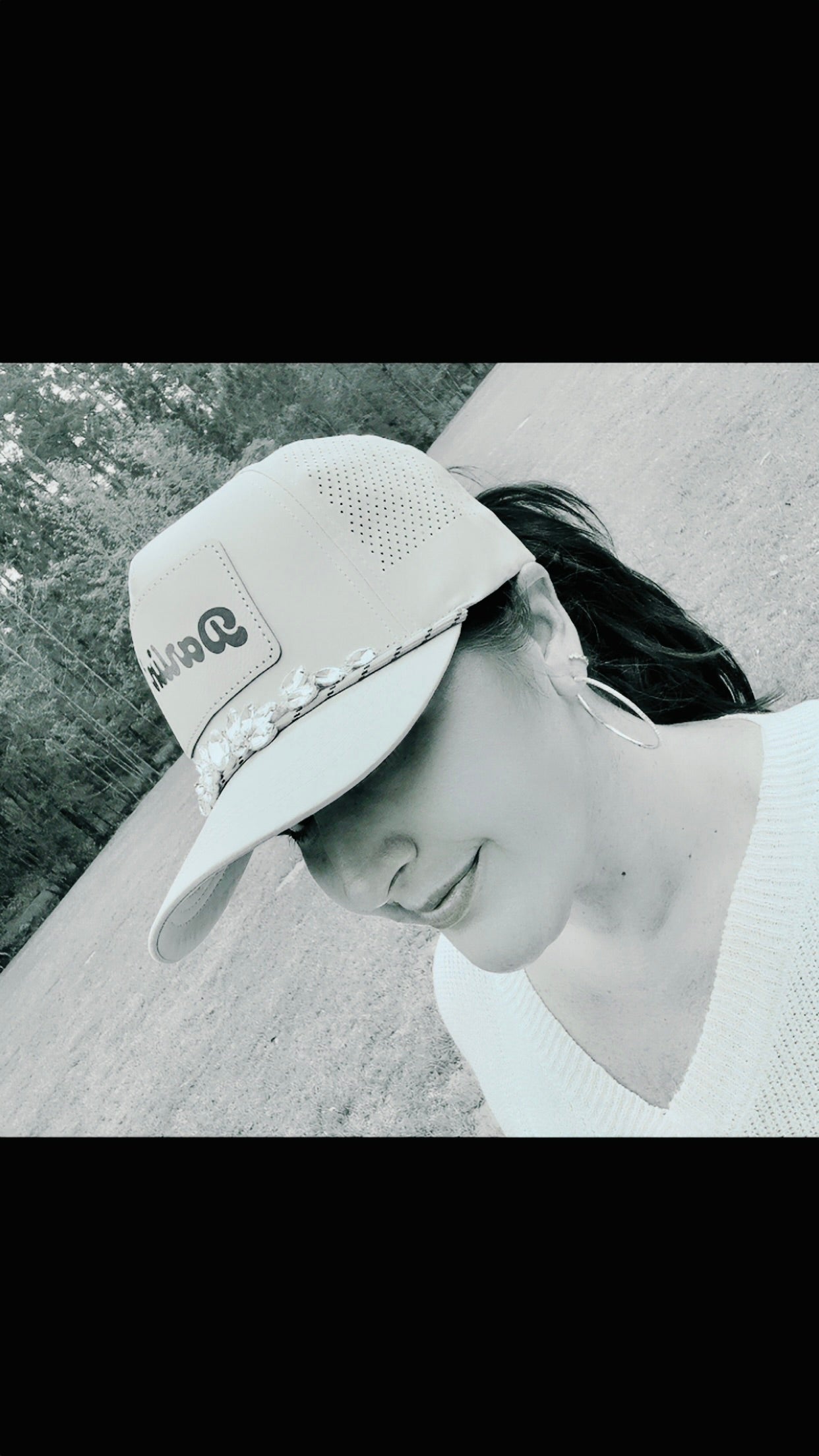 Women's "Darlin" Crystal Embellished Hat