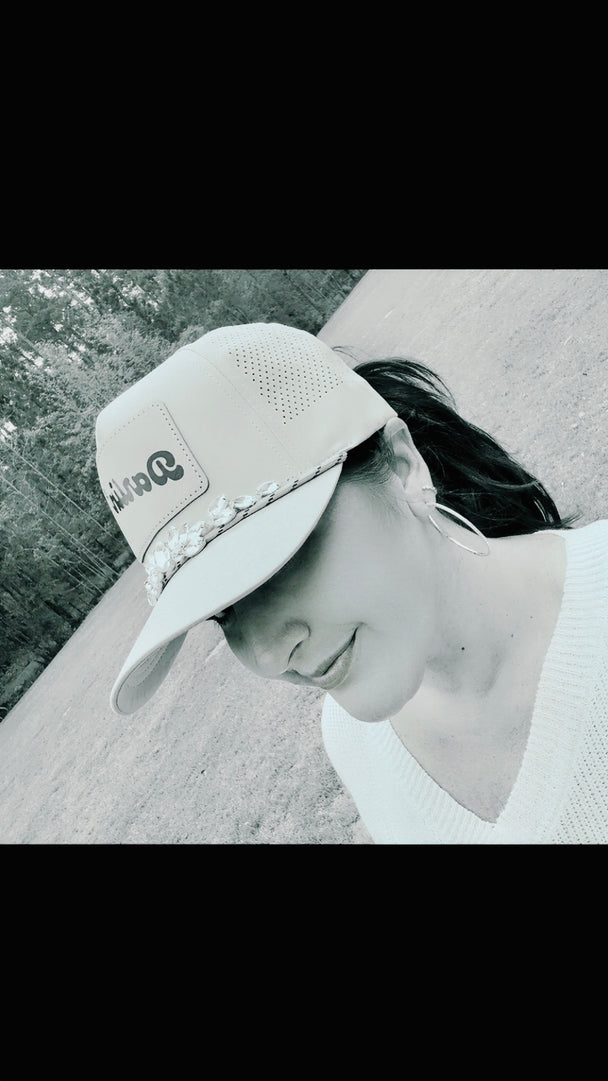 Women's "Darlin" Crystal Embellished Hat