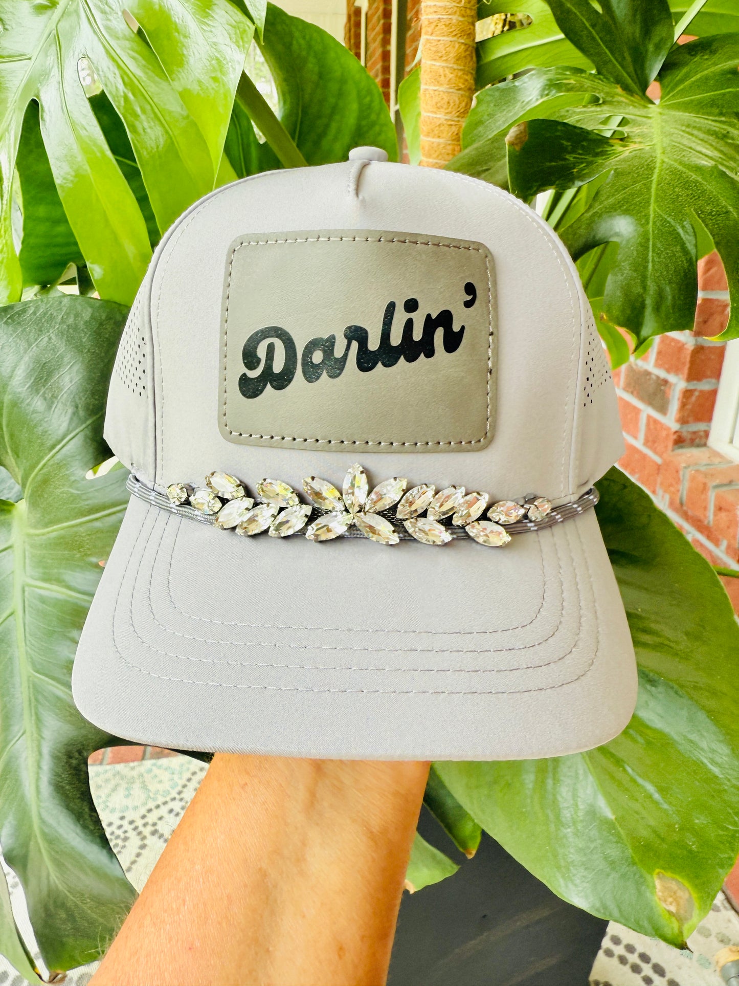 Women's "Darlin" Crystal Embellished Hat