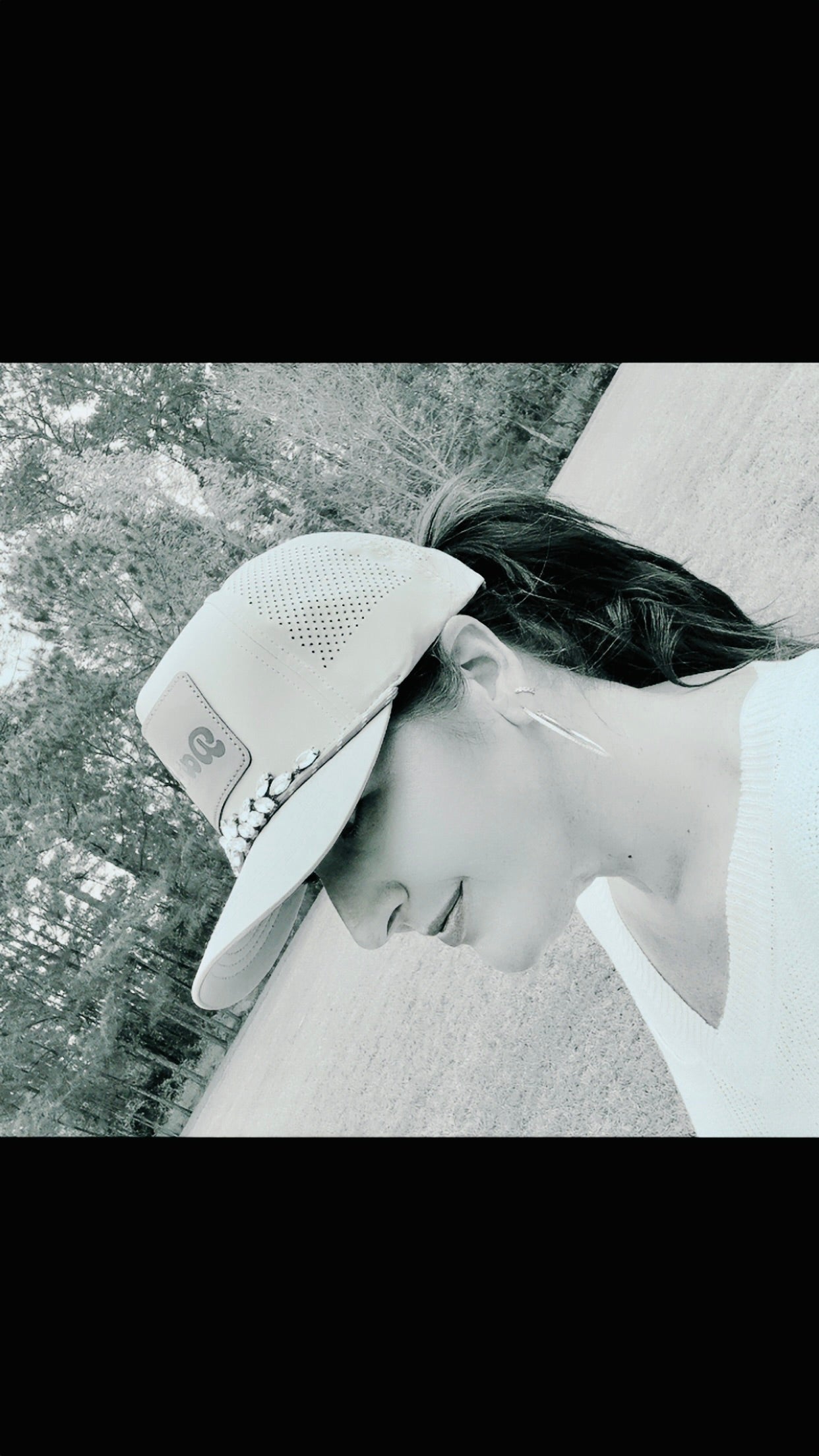 Women's "Darlin" Crystal Embellished Hat