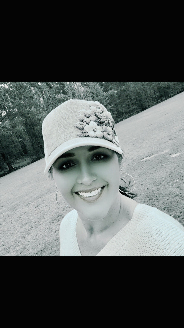 Emily Women's Floral Glitz Trucker Hat