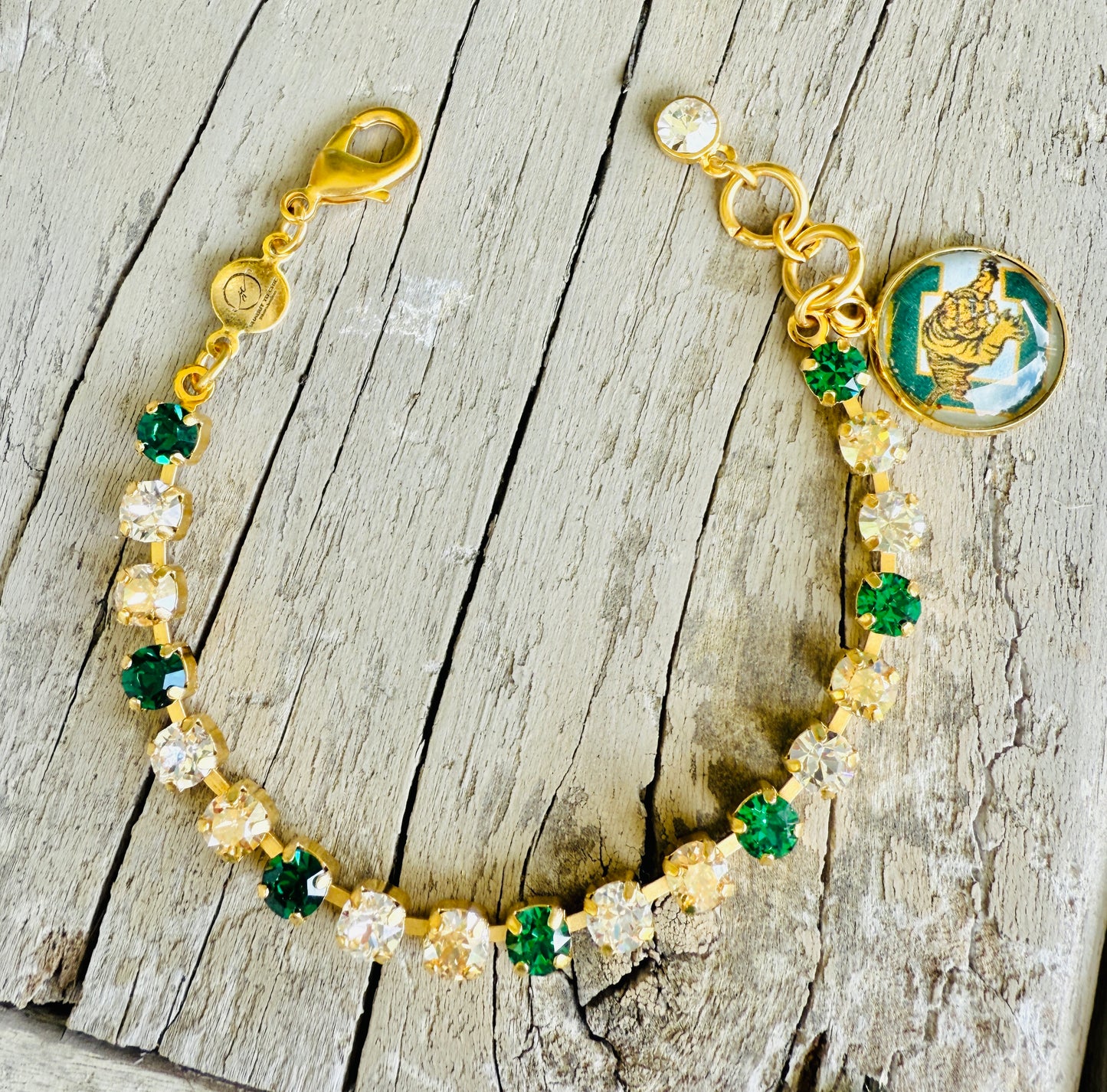 Conway Tigers Crystal Tennis Bracelet