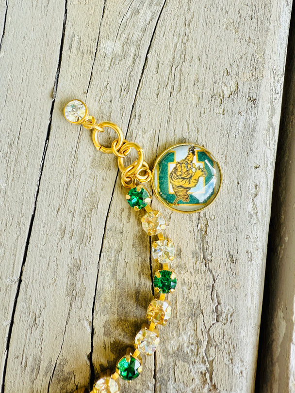 Conway Tigers Crystal Tennis Bracelet