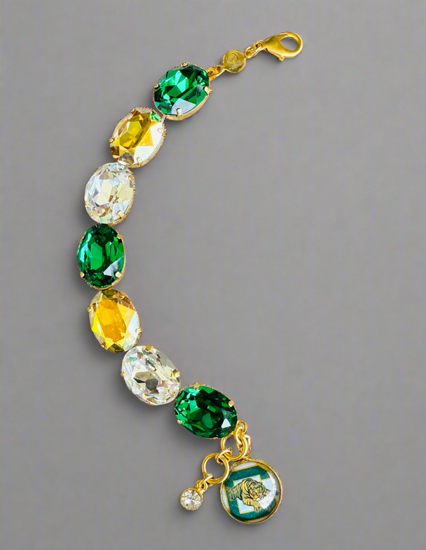 Conway Tiger Oval Cut Crystal Bracelet