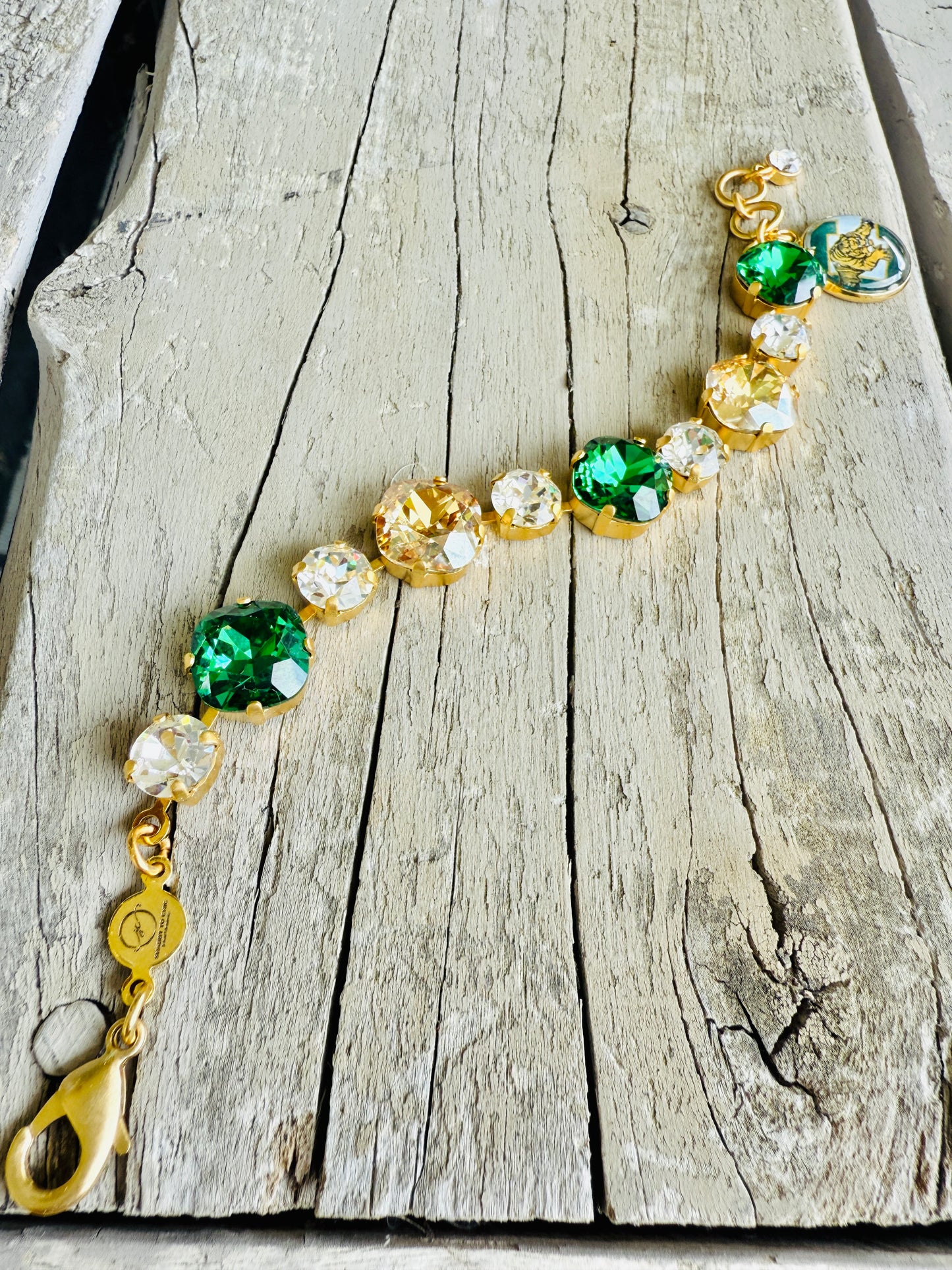 Conway Tigers Crystal Tennis Bracelet