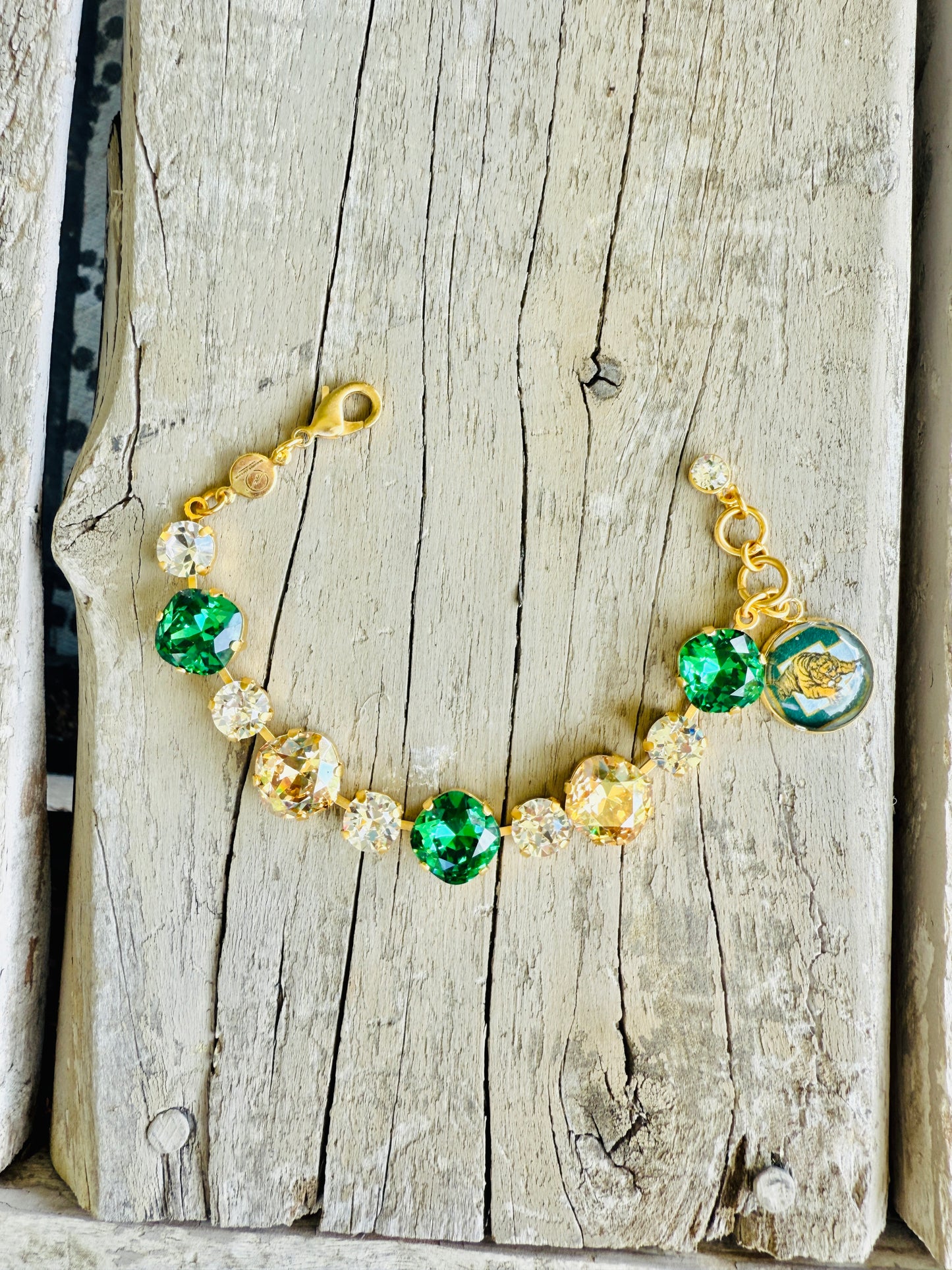 Conway Tigers Crystal Tennis Bracelet