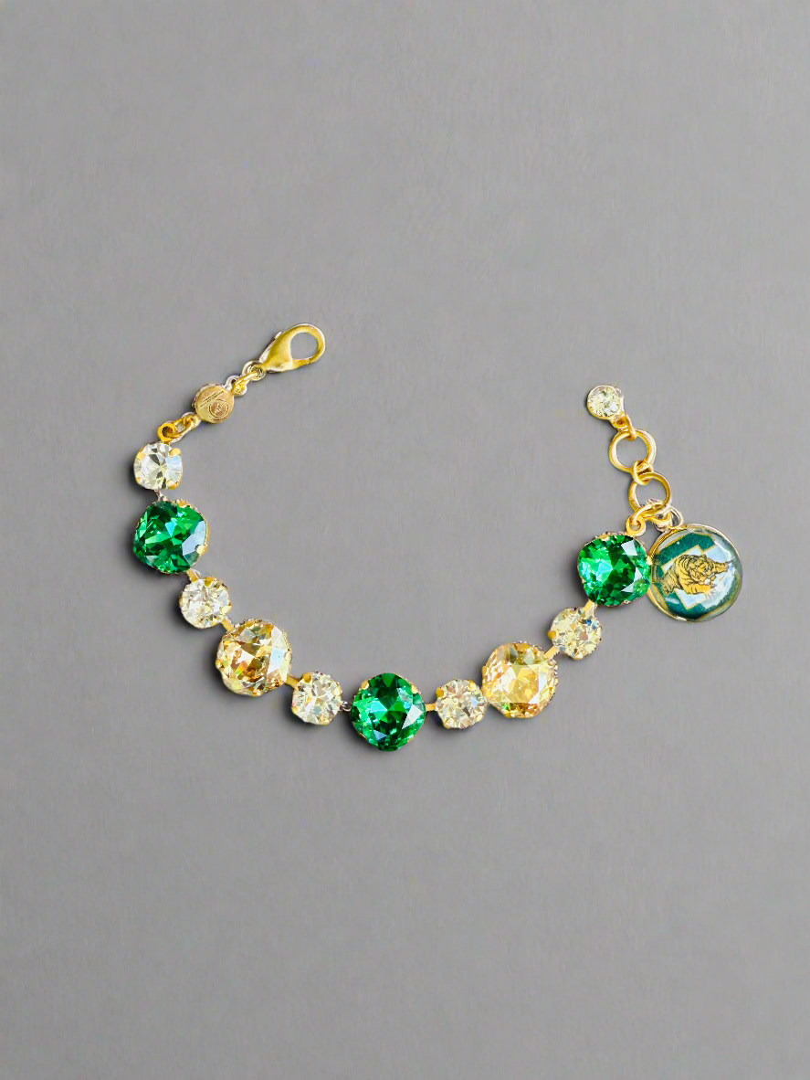 Conway Tigers Crystal Tennis Bracelet