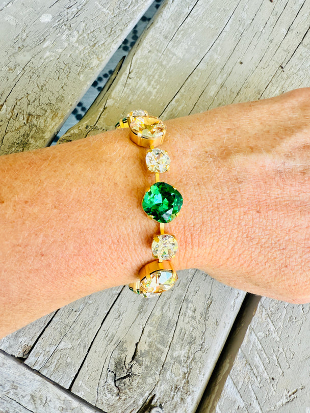 Conway Tigers Crystal Tennis Bracelet