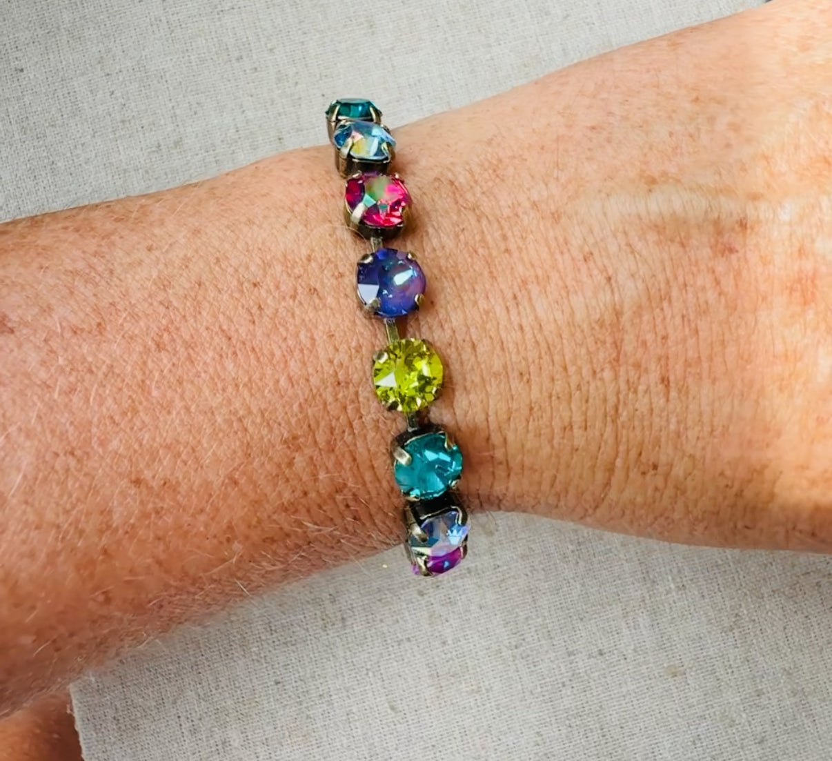 Zara Crystal Tennis Bracelet