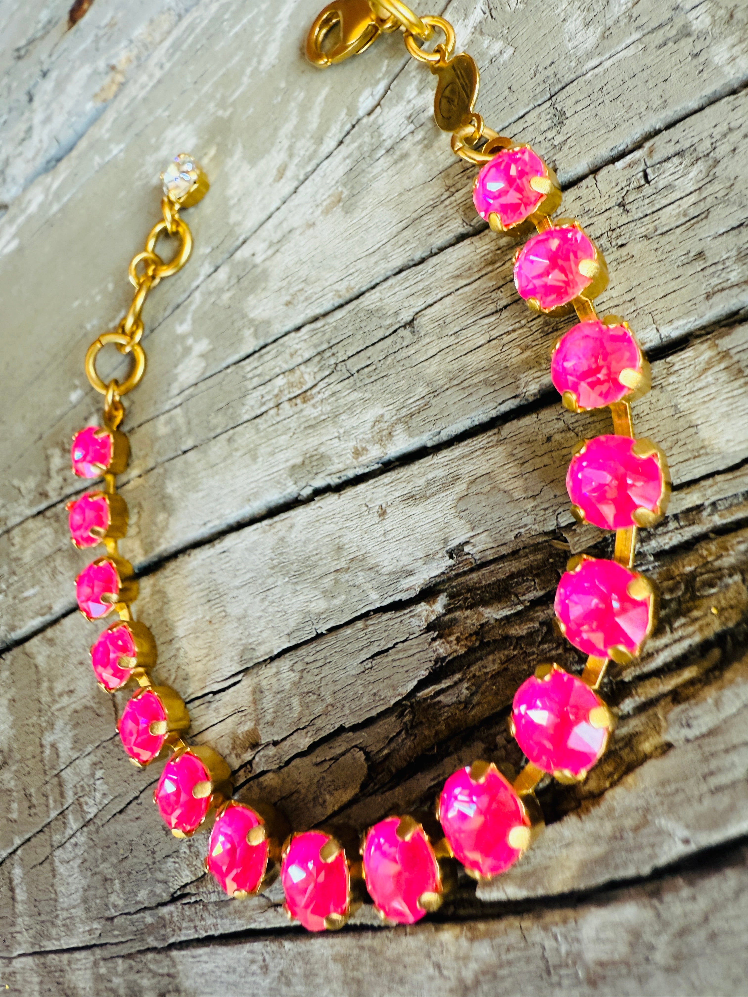 Evie Crystal Tennis Bracelet - Shabby To Chic Jewelry