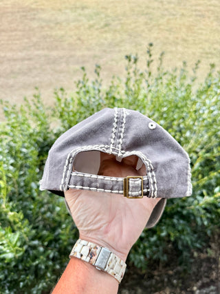 Willow Crystal Embellished Baseball Hat - Shabby To Chic Jewelry