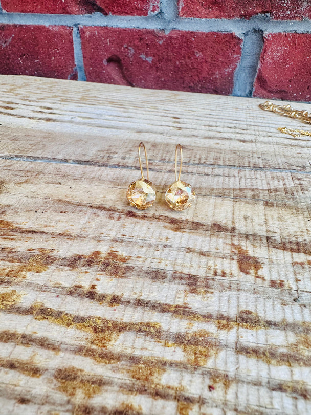 Harper Crystal Dangle Earrings