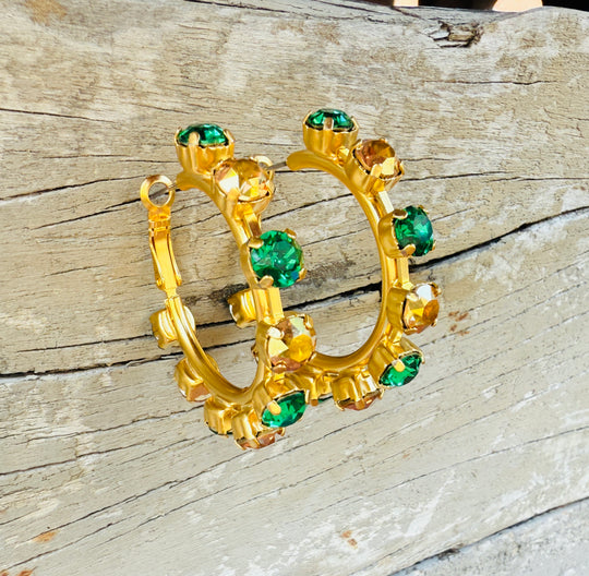 Conway Tiger Hoop Earrings - Sheila