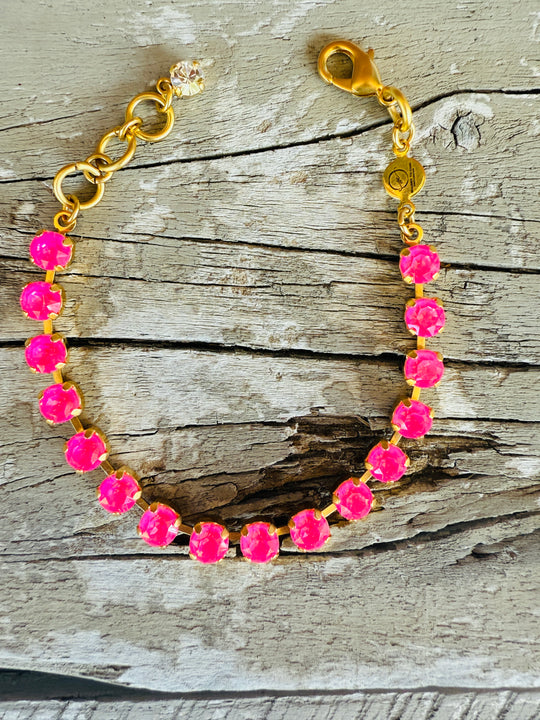 Evie Crystal Tennis Bracelet - Shabby To Chic Jewelry