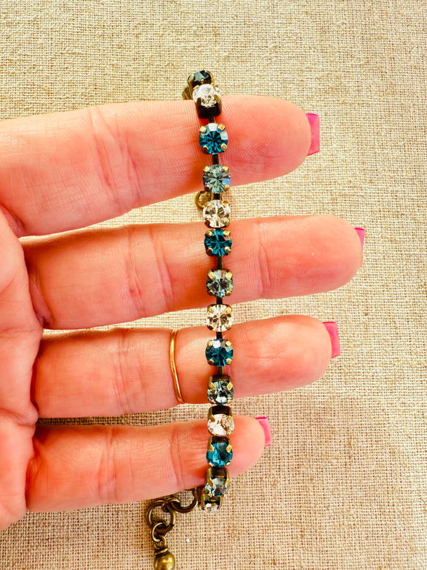 Dusk • Crystal Tennis Bracelet