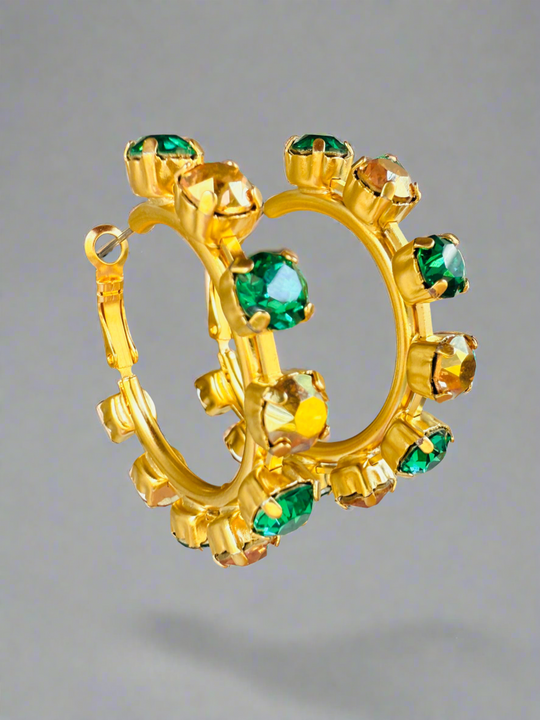 Conway Tiger Hoop Earrings - Sheila